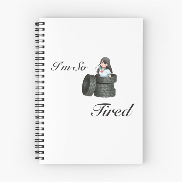 Item preview, I'm So Tired Woman- Funny Illustration designed and sold by GnuArt.