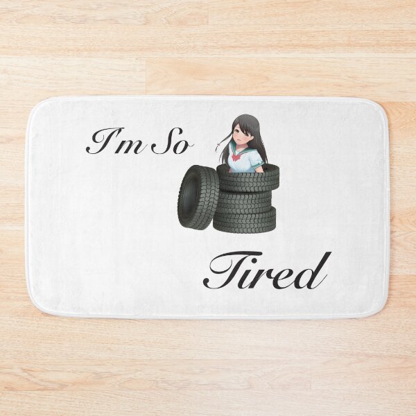 Item preview, I'm So Tired Woman- Funny Illustration designed and sold by GnuArt.