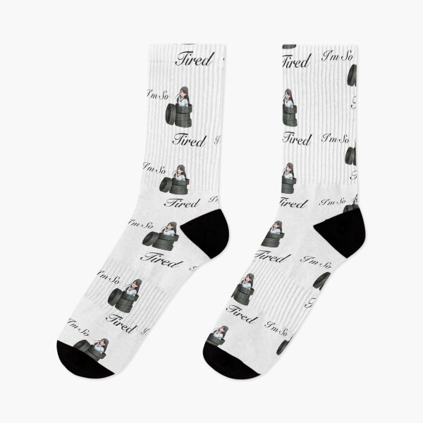 Item preview, I'm So Tired Woman- Funny Illustration designed and sold by GnuArt.