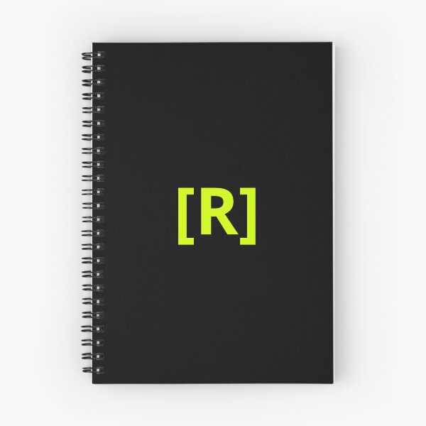 Item preview, Residente, [R] en verde fluorescente designed and sold by DahliaBlanche.