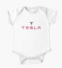 Tesla Autohersteller Baby Body Kurzarm