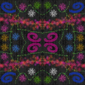 Artwork thumbnail, Abstract floral pattern, spring by Meo Design