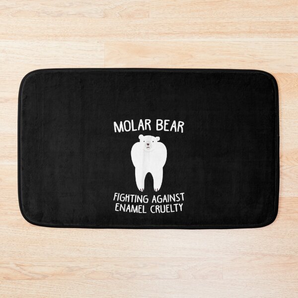 Item preview, Molar Bear Fighting Against Enamel Cruelty, Funny cute Dentist gift idea, sarcastic gift for Dental Student designed and sold by nchofoloss.