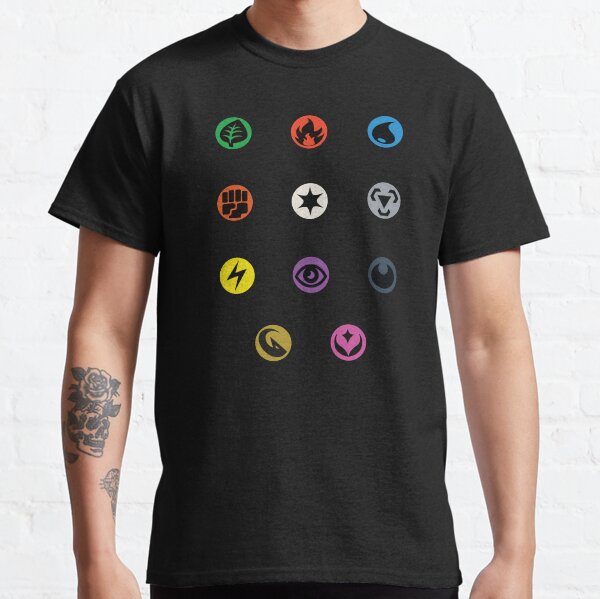 Energy Types Sticker Pack Classic T-Shirt