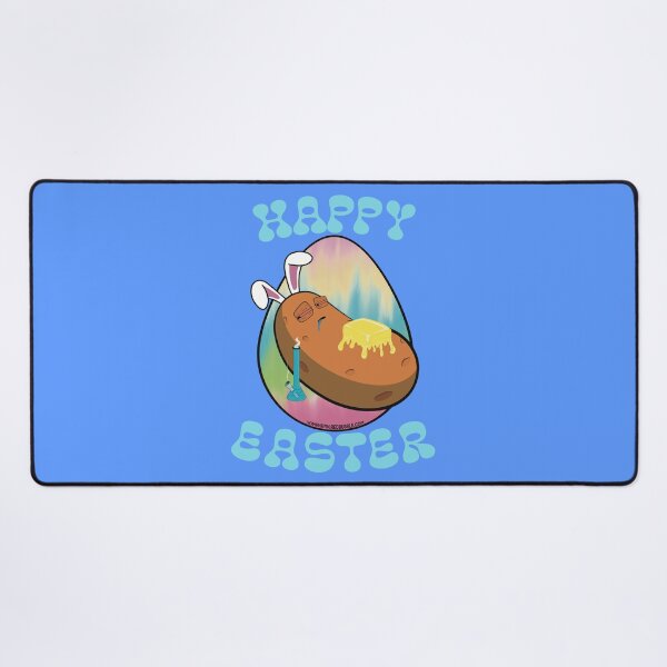 Item preview, Happy Easter-Funny Stoner Cartoon-Baked Potato Smoking Weed From A Bong-Tie Dye Easter Egg designed and sold by YomeHayin.
