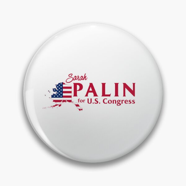 Item preview, Alaska American Flag Sarah Palin for US Congress designed and sold by brizodesign.