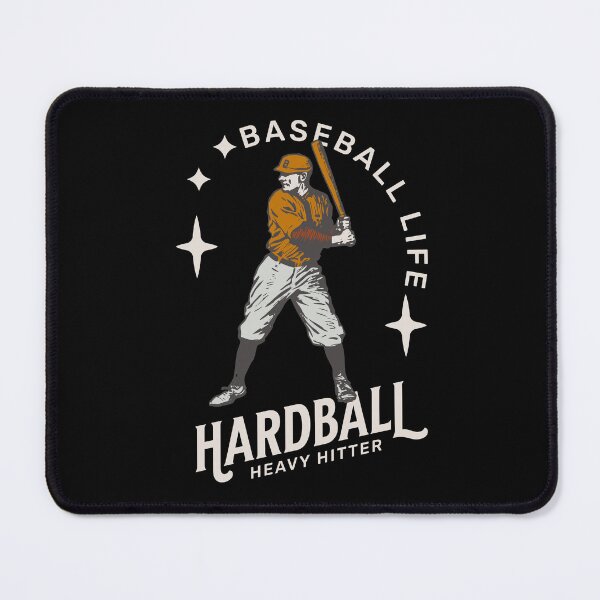 Item preview, Baseball Hardball Heavy Hitter  l  Sporting Fan Retro Vintage Baseball Life designed and sold by Barb  Hamilton ⭐⭐⭐⭐⭐.