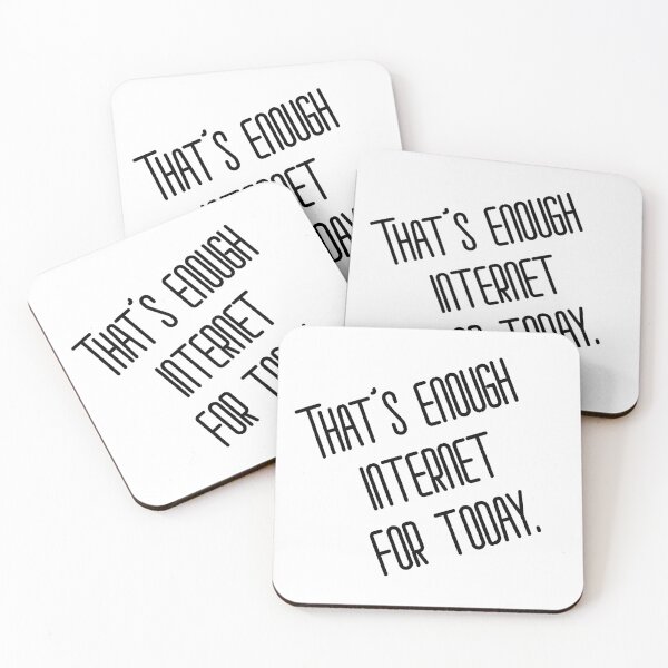Item preview, Enough Internet designed and sold by PorcupineQuinn.