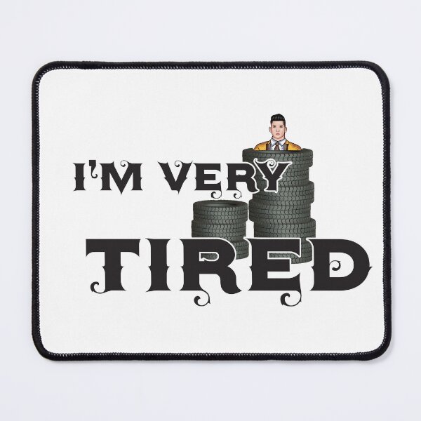 Item preview, I'm Very Tired - Funny Illustration designed and sold by GnuArt.