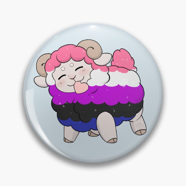 Item preview, Sheepie Pride - Genderfluid designed and sold by Bleat-Sheep.