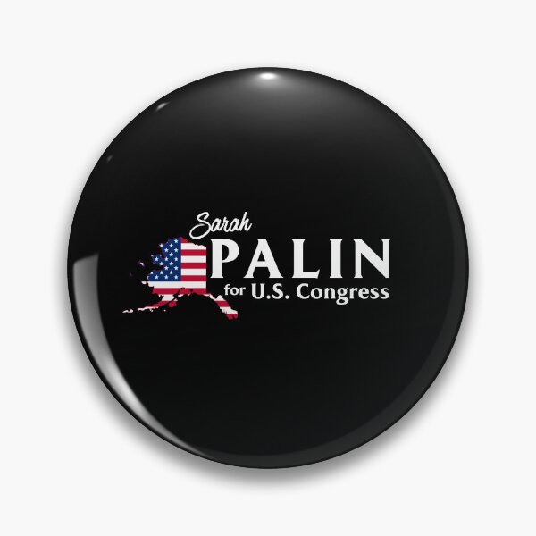 Item preview, Alaska American Flag Sarah Palin for US Congress designed and sold by brizodesign.