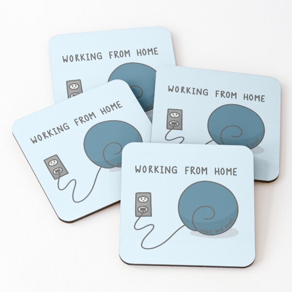 Item preview, Working from Home designed and sold by The Fat Owl.