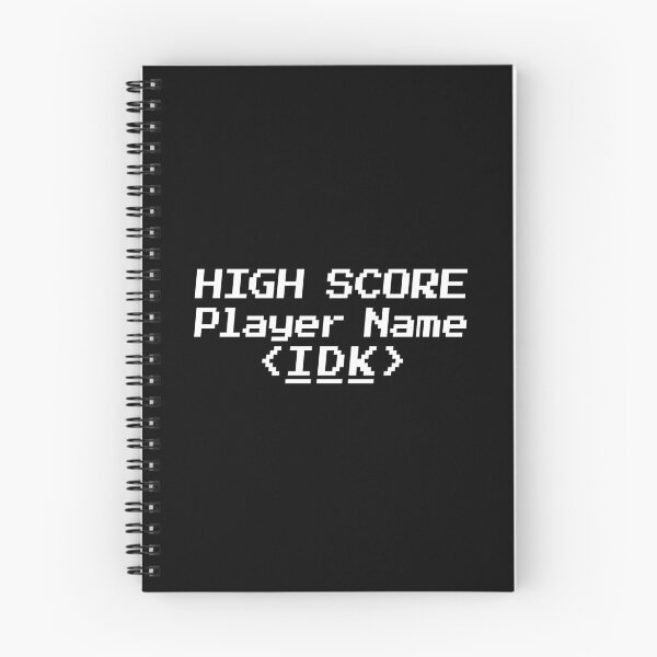Item preview, HIGH SCORE Player Name IDK designed and sold by redacteddesign.