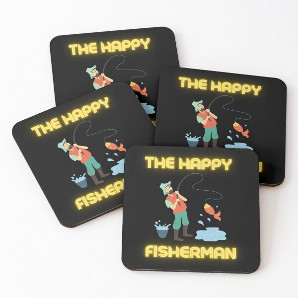 Item preview, The Happy Fisherman for man designed and sold by beunique5.