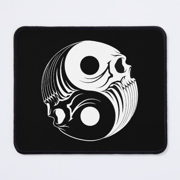 Item preview, Black and White Yin Yang Skulls designed and sold by JeffBartels.
