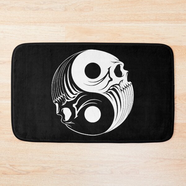 Item preview, Black and White Yin Yang Skulls designed and sold by JeffBartels.