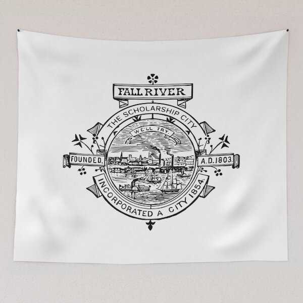 Item preview, Fall River Massachusetts - Vintage City Seal designed and sold by NewNomads.