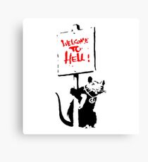 Welcome to Hell Canvas Print