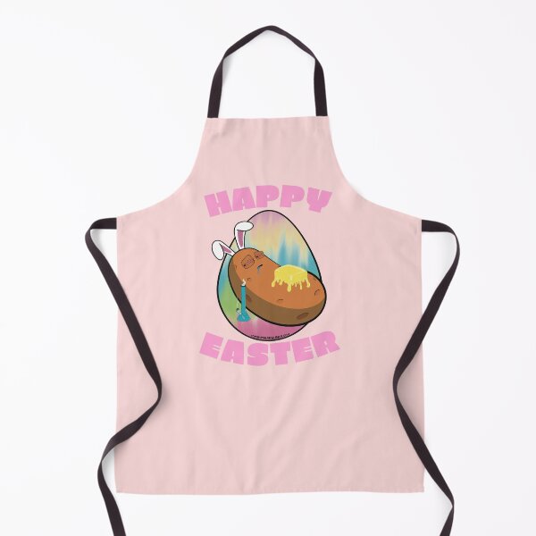 Item preview, Happy Easter-Funny Stoner Cartoon-Baked Potato Smoking Weed From A Bong-Tie Dye Easter Egg designed and sold by YomeHayin.