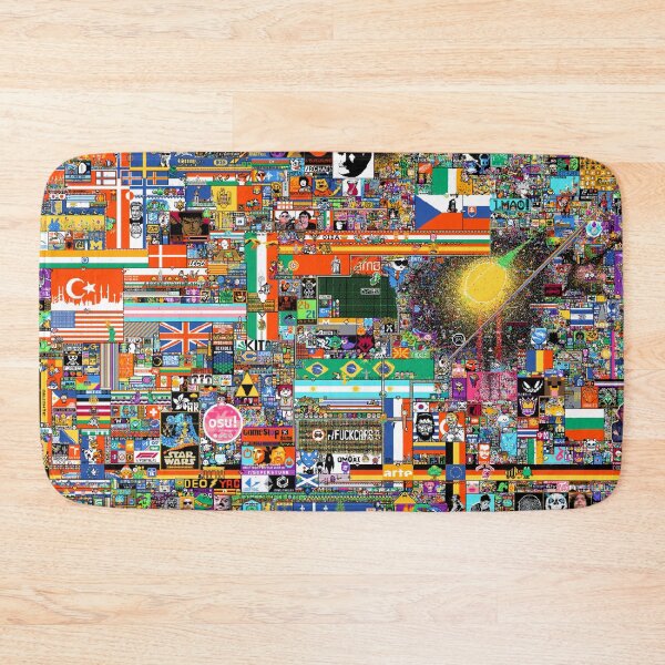 Item preview, Widescreen /r/place Reddit 2022 12K  designed and sold by Cowboy Mike.