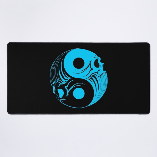 Item preview, Blue and Black Yin Yang Skulls designed and sold by JeffBartels.
