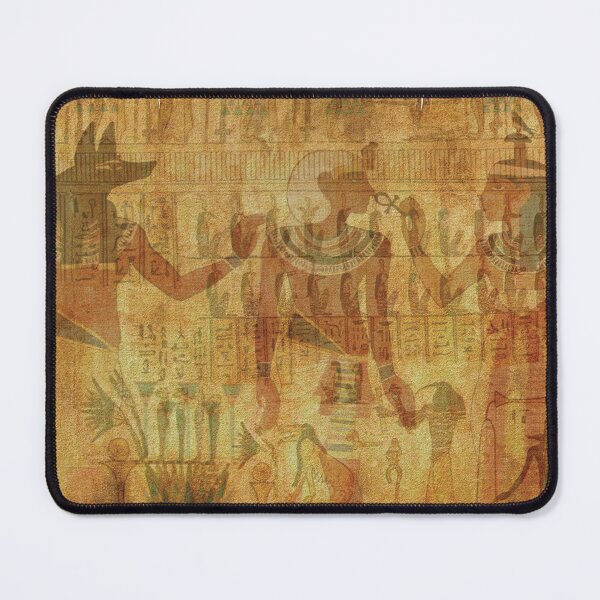 Item preview, Egyptian Hieroglyphics Parchment Pattern designed and sold by GnuArt.