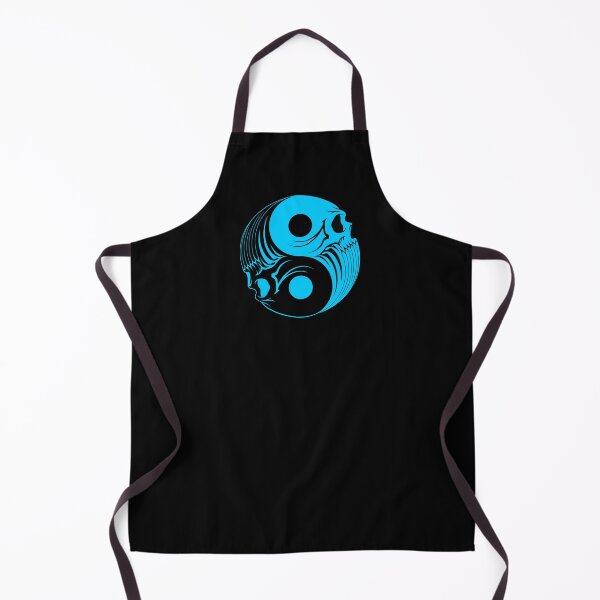 Item preview, Blue and Black Yin Yang Skulls designed and sold by JeffBartels.