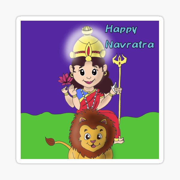 Happy Navratri Stickers for Sale | Redbubble Happy Navratri Stickers for Sale | Redbubble