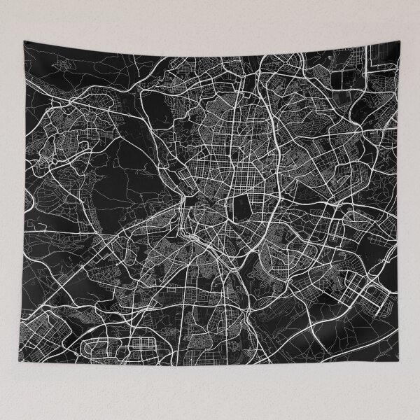 Item preview, Madrid City Map of Spain - Full Moon designed and sold by deMAP.