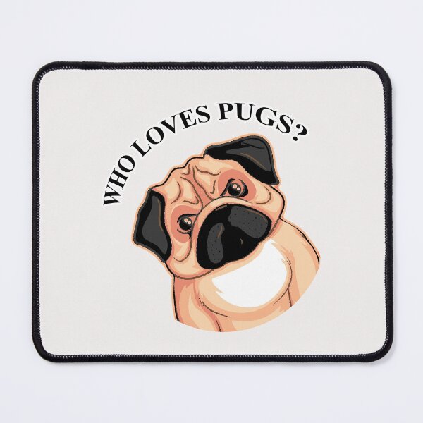 Item preview, Who Loves Pugs? Comic Popping Pug designed and sold by Pugstuff.