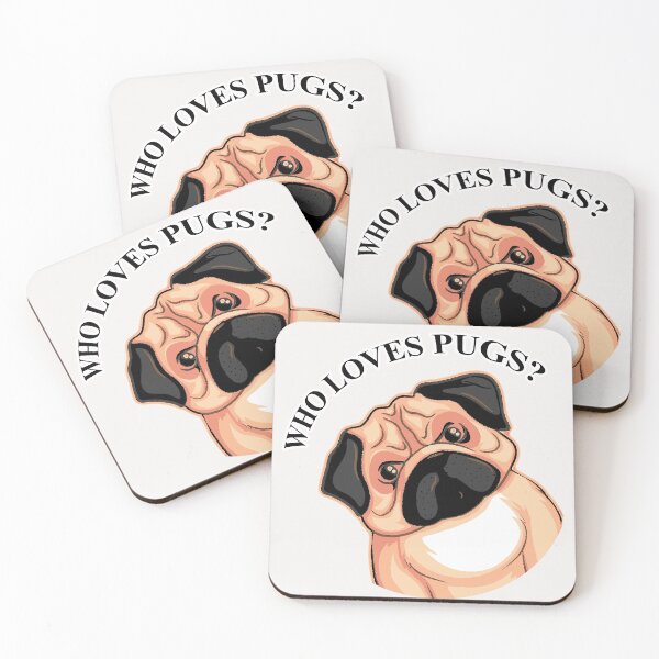 Item preview, Who Loves Pugs? Comic Popping Pug designed and sold by Pugstuff.