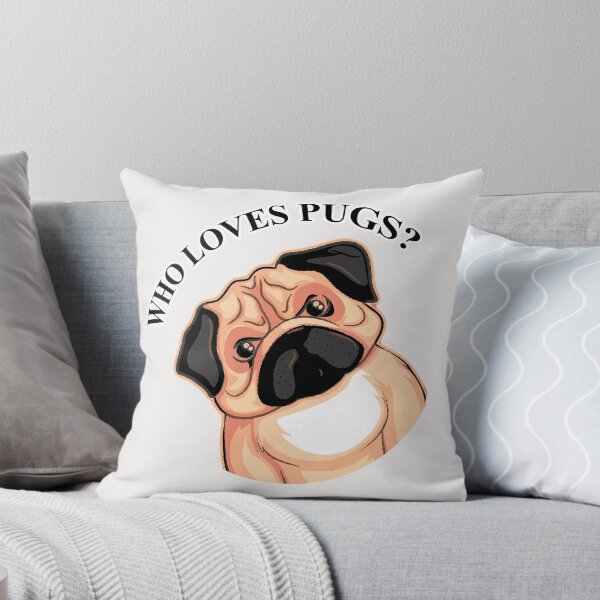 Item preview, Who Loves Pugs? Comic Popping Pug designed and sold by Pugstuff.
