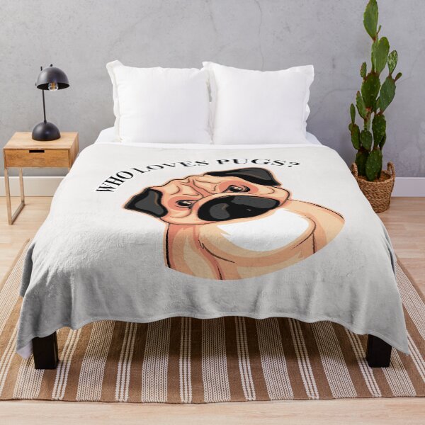 Item preview, Who Loves Pugs? Comic Popping Pug designed and sold by Pugstuff.