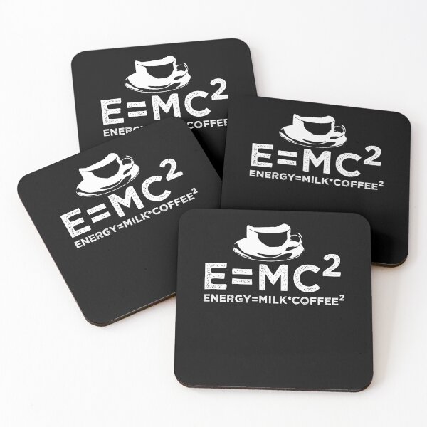 Item preview, Energy Milk Coffee, E=MC2 Funny Science Coffee,  designed and sold by teesBYAlioui.