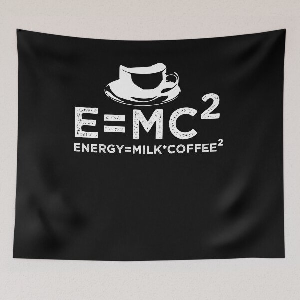Item preview, Energy Milk Coffee, E=MC2 Funny Science Coffee,  designed and sold by teesBYAlioui.