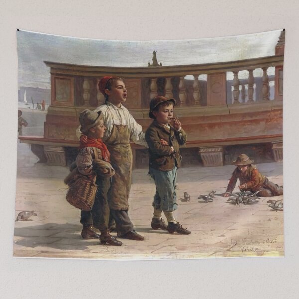 Item preview, Escena con niños Antonio Paoletti designed and sold by LouisBeiler.
