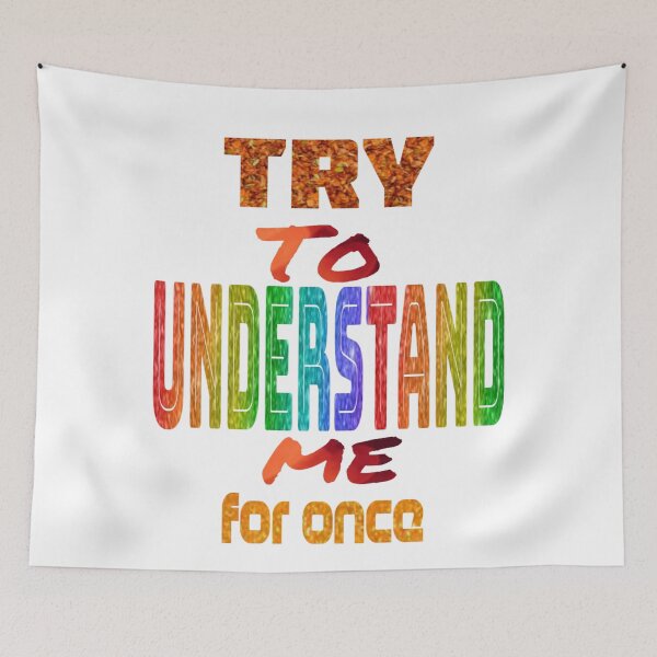 Item preview, understand me for once designed and sold by Emoelsalhy76.