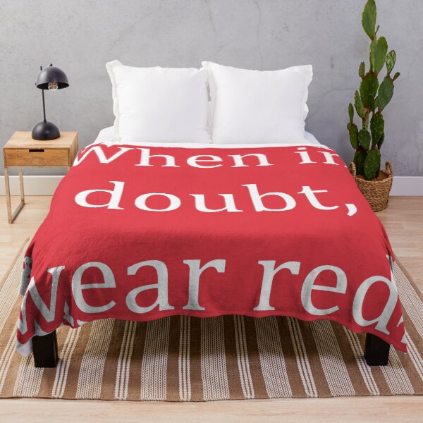 Item preview, When in doubt, wear red designed and sold by pixeldizajn.
