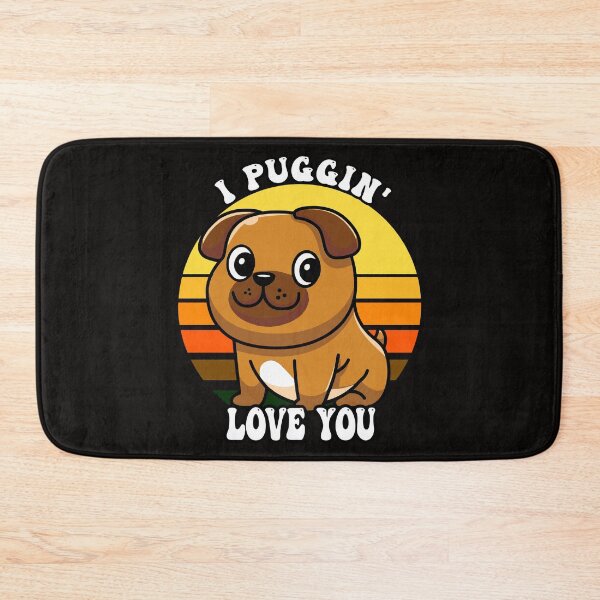 Item preview, Funny I Pugin' Love You Sunset designed and sold by Pugstuff.