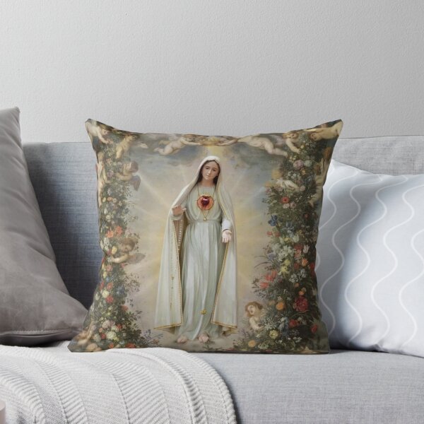 Item preview, Virgin Mary Immaculate Heart of Mary Mother of God Our Lady designed and sold by AMDG Line.