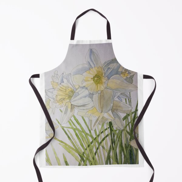 Item preview, Pale daffodils watercolor painting designed and sold by esvb.