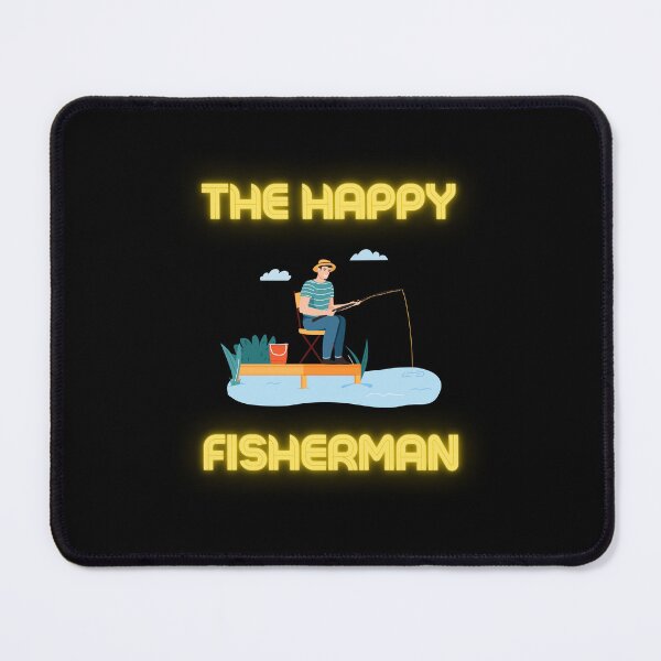 Item preview, The Happy Fisherman for man designed and sold by beunique5.