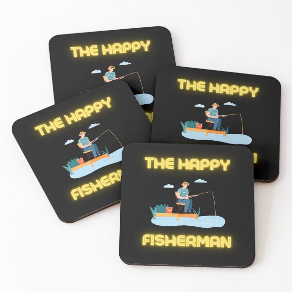 Item preview, The Happy Fisherman for man designed and sold by beunique5.