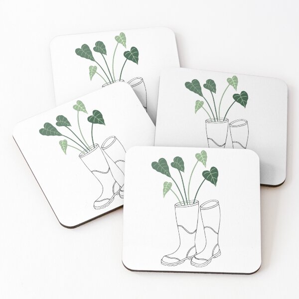 Item preview, Plants in rainboots designed and sold by kareanddesign.