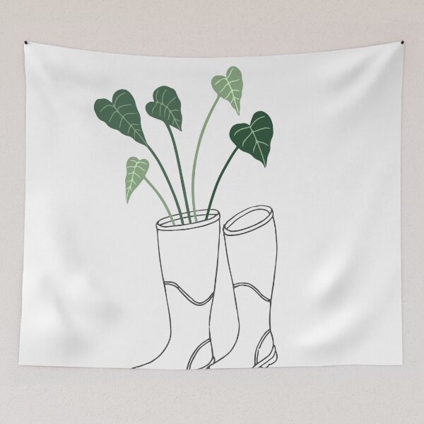 Item preview, Plants in rainboots designed and sold by kareanddesign.