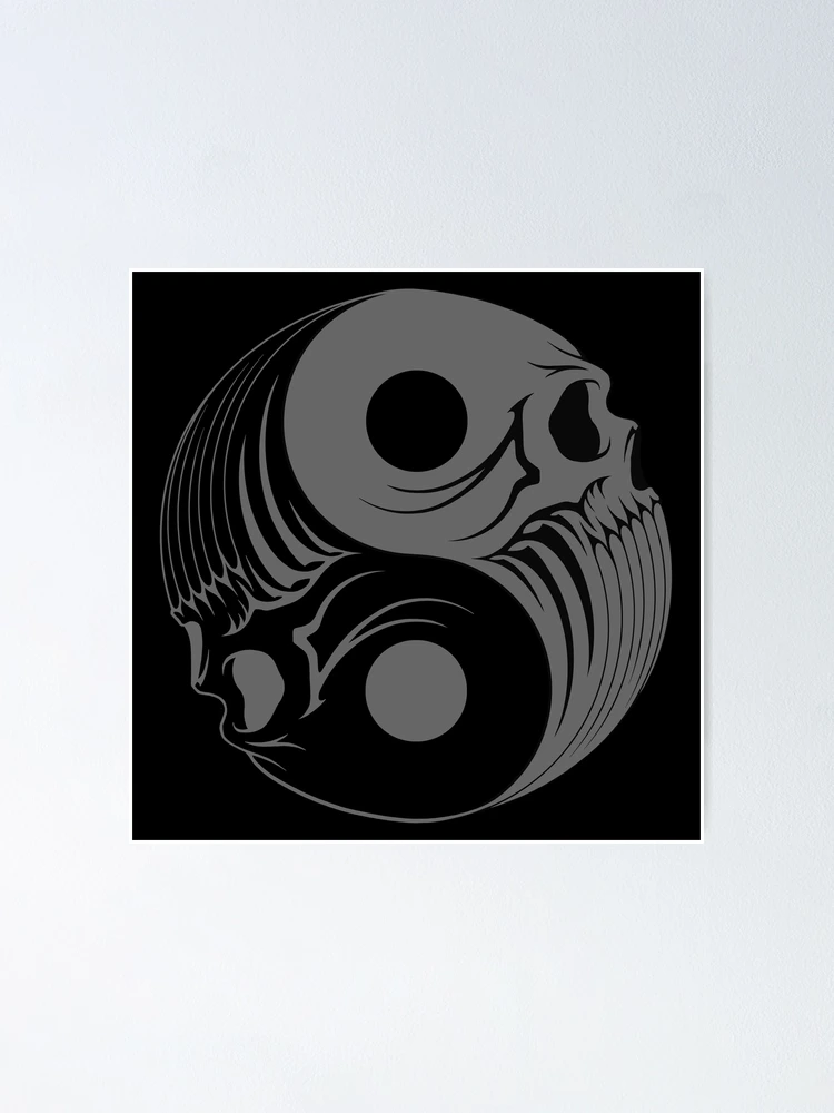 み*0様 The BONEZ Vintage #05 Yin Yang Skul fposter,small,wall_texture,