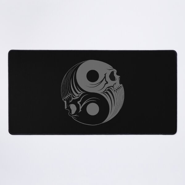 Item preview, Grey and Black Yin Yang Skulls designed and sold by JeffBartels.