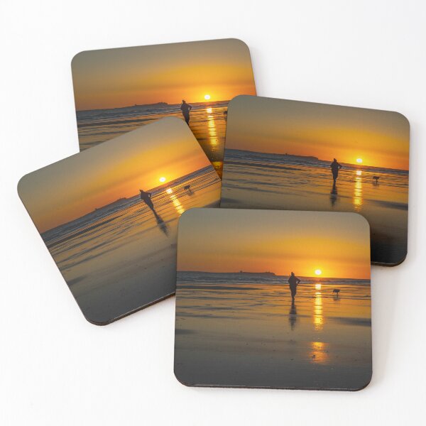Item preview, Sunrise Over Bamburgh Beach designed and sold by Incakola1.