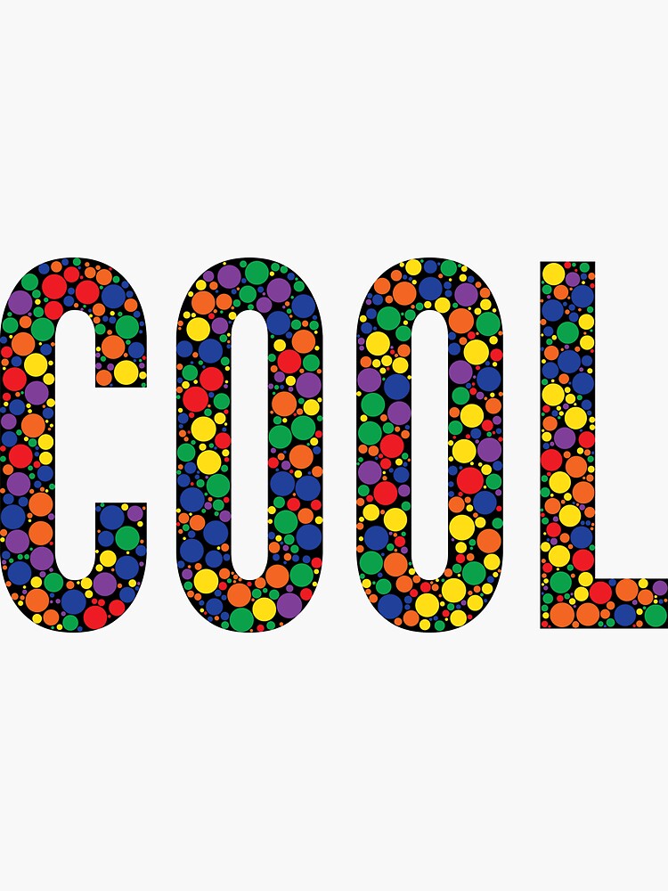 cool-word-design-07-sticker-by-amrmontaser-redbubble