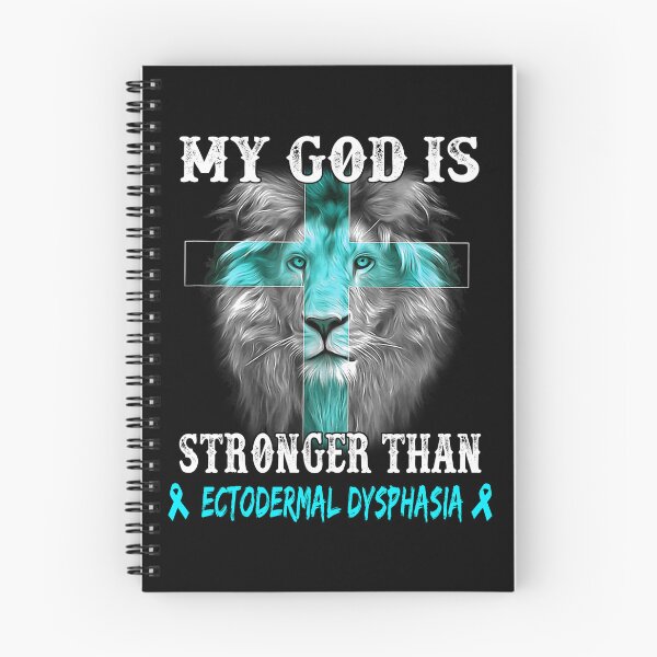 Item preview, Lion My God Is Stronger Than ECTODERMAL DYSPHASIA Support ECTODERMAL DYSPHASIA Warrior designed and sold by Hatjar.